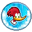 Woody Woodpecker in Waterfools game icon